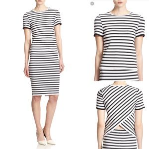 A.L.C. Striped Crossover Top